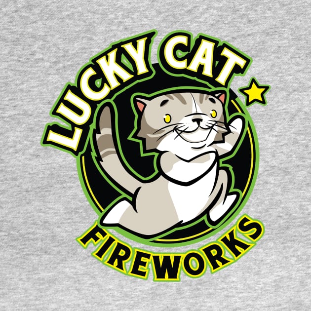 Lucky Cat Fireworks by Mattocks Design